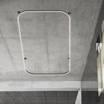 Hanging light fixture / LED / rectangular...