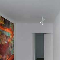 Contemporary ceiling light / tubular / vertical...