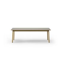 Contemporary dining table / melamine / oak...