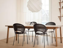 Contemporary dining table / melamine / oak...