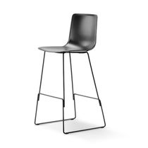 Contemporary bar chair / sled base / stackable...