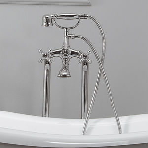 double-handle shower mixer tap