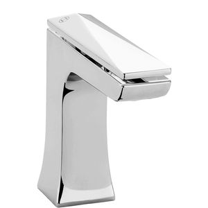 washbasin mixer tap / chromed metal / bathroom / 1-hole
