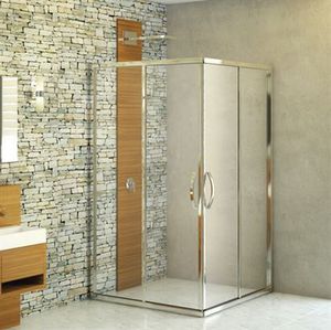 glass shower cubicle