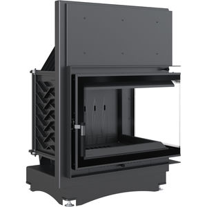 corner fireplace insert 1