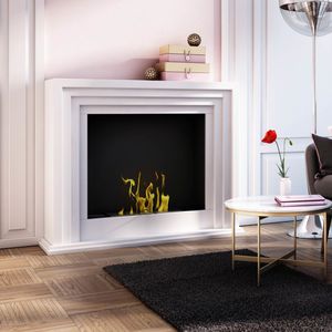 rectangular bioethanol burner / contemporary / free-standing