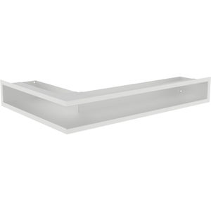 steel ventilation grill / linear / for air supply and exhaust / heating