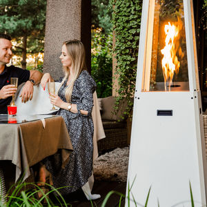 floor-mounted patio heater