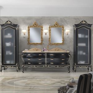 double washbasin cabinet