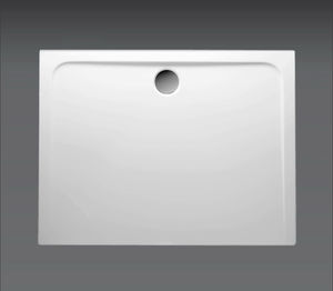 rectangular shower base / recessed / acrylic / flush
