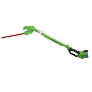 battery-powered hedge trimmer