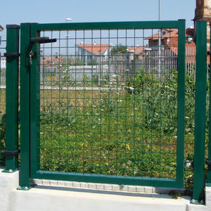 galvanised steel garden gate