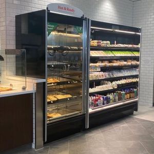 counter refrigerated display case