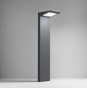 garden bollard light / contemporary / cast aluminum / polycarbonate