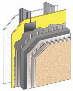 thermal-acoustic insulation / Neopor / for exterior insulation finishing systems / panel