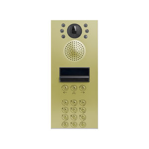 modular door station / with camera / brass / stainless steel