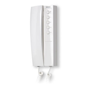 telephone-operated audio door intercom