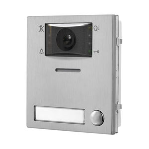 matte finished stainless steel video door intercom 1