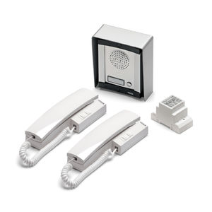 white audio door intercom 1