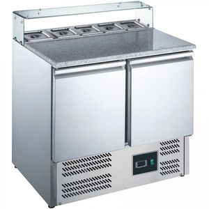 stainless steel prep table
