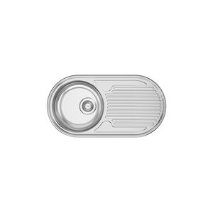 single-bowl kitchen sink