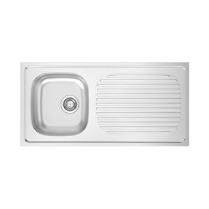 single-bowl kitchen sink