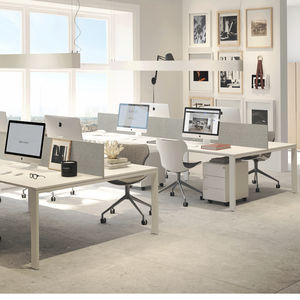 wooden office unit