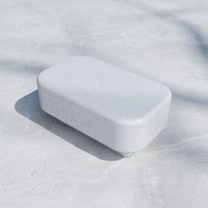 public bench / contemporary / fiber-reinforced concrete / child's