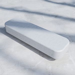 public bench / contemporary / fiber-reinforced concrete / child's