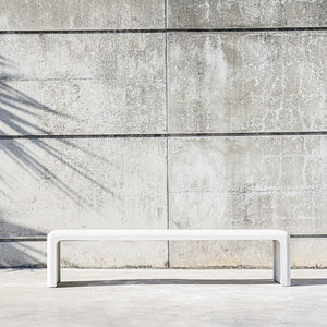 public bench / contemporary / fiber-reinforced concrete