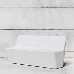 minimalist design public bench