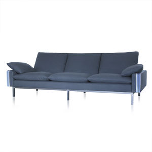 contemporary sofa / cast iron / fabric / commercial