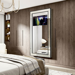 wall-mounted TV mirror