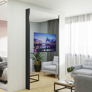 wall-mounted TV mirror