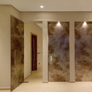 glass panel with digital printing