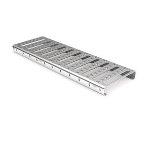 galvanized steel step
