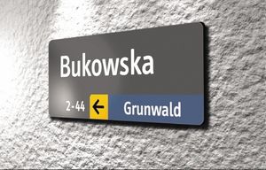 door signage plate