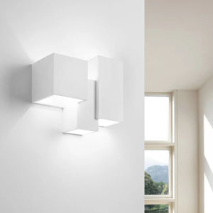 contemporary wall light / plaster / LED / halogen