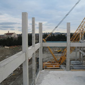 Reinforced concrete precast double wall - TWIN - concast - foundation