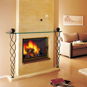 contemporary fireplace mantel