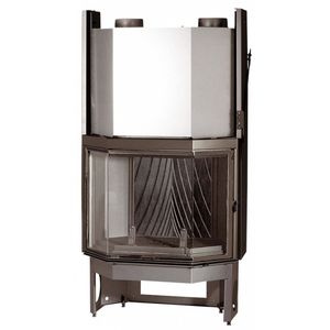 closed wood hearth