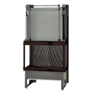closed wood hearth