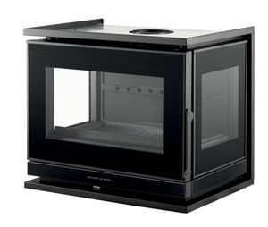 3-sided fireplace insert