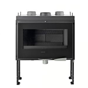 closed wood hearth