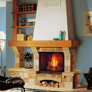 traditional fireplace surround