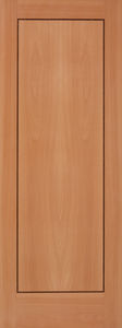 interior door / swing / beech / security