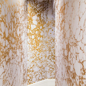 contemporary wallpaper / abstract motif / 3D effect / handmade