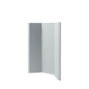 partition wall acoustic panel / for interior / fabric / metal