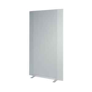 partition wall acoustic panel / for interior / fabric / metal