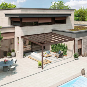 wall-mounted pergola
